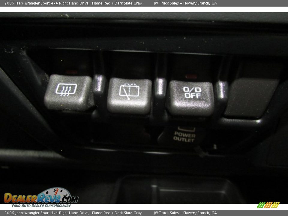 2006 Jeep Wrangler Sport 4x4 Right Hand Drive Flame Red / Dark Slate Gray Photo #34