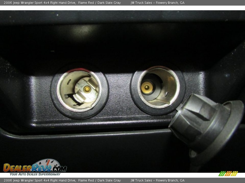 2006 Jeep Wrangler Sport 4x4 Right Hand Drive Flame Red / Dark Slate Gray Photo #35