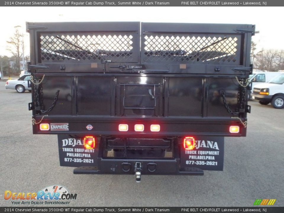 2014 Chevrolet Silverado 3500HD WT Regular Cab Dump Truck Summit White / Dark Titanium Photo #5