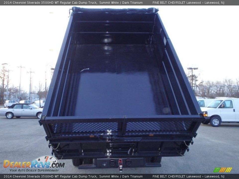 2014 Chevrolet Silverado 3500HD WT Regular Cab Dump Truck Summit White / Dark Titanium Photo #11