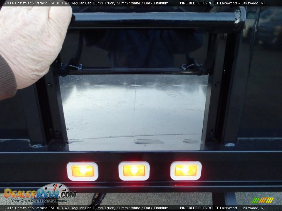2014 Chevrolet Silverado 3500HD WT Regular Cab Dump Truck Summit White / Dark Titanium Photo #12