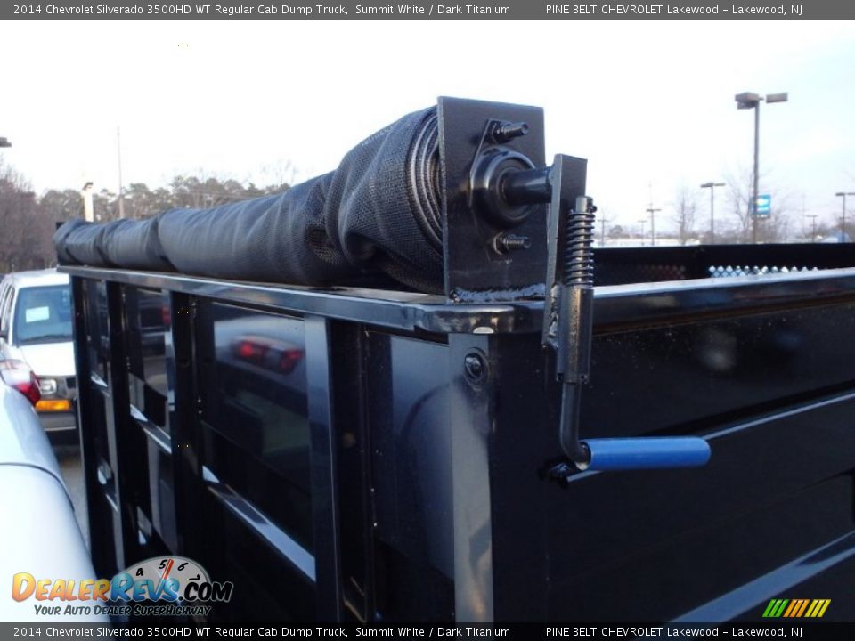 2014 Chevrolet Silverado 3500HD WT Regular Cab Dump Truck Summit White / Dark Titanium Photo #14