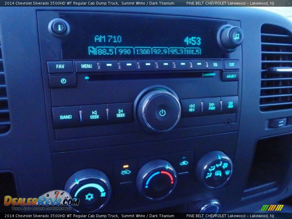 2014 Chevrolet Silverado 3500HD WT Regular Cab Dump Truck Summit White / Dark Titanium Photo #16