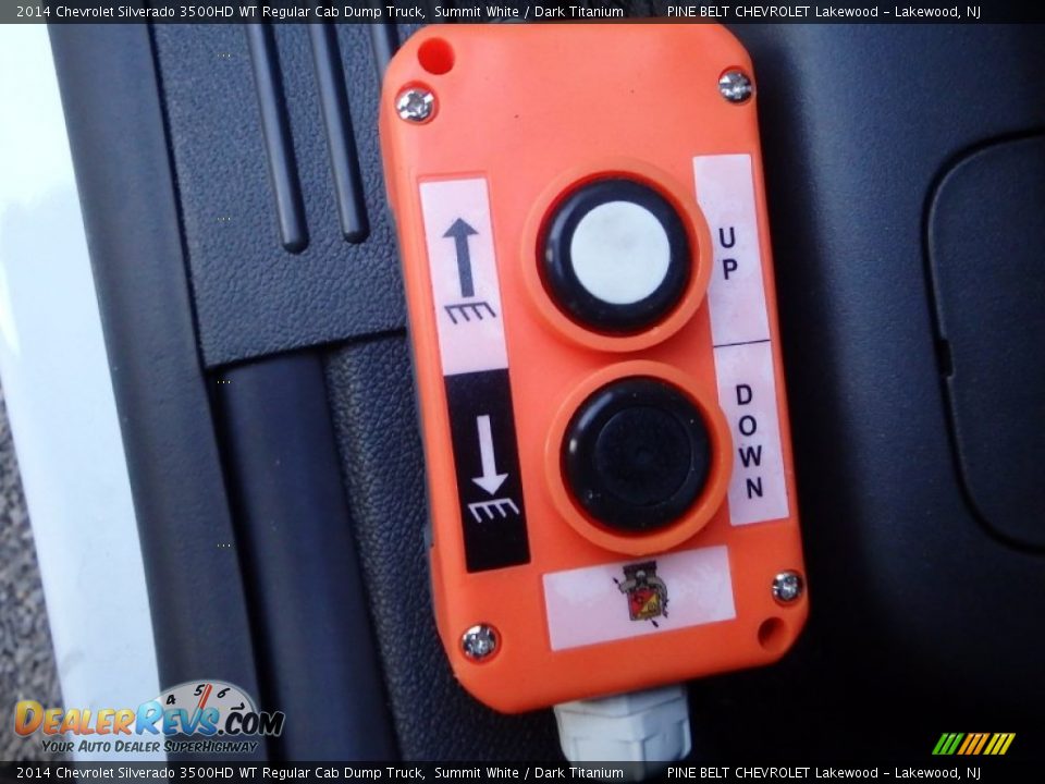 2014 Chevrolet Silverado 3500HD WT Regular Cab Dump Truck Summit White / Dark Titanium Photo #17