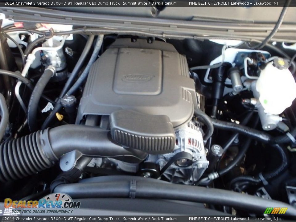 2014 Chevrolet Silverado 3500HD WT Regular Cab Dump Truck Summit White / Dark Titanium Photo #19