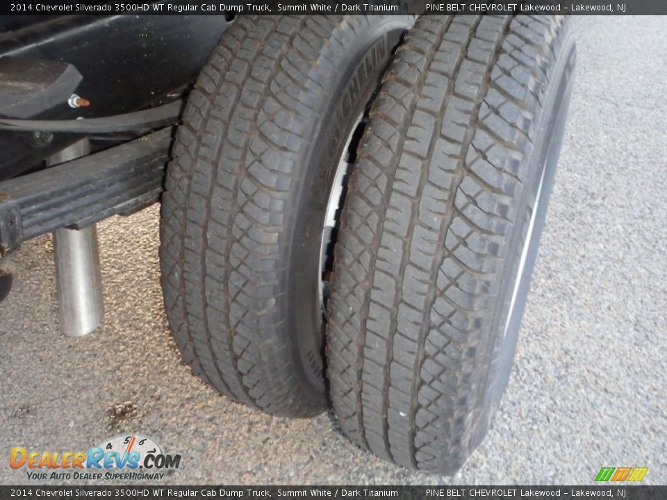 2014 Chevrolet Silverado 3500HD WT Regular Cab Dump Truck Summit White / Dark Titanium Photo #20