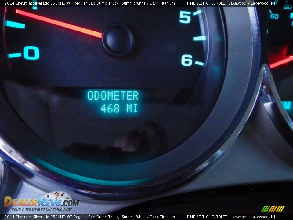 2014 Chevrolet Silverado 3500HD WT Regular Cab Dump Truck Summit White / Dark Titanium Photo #21