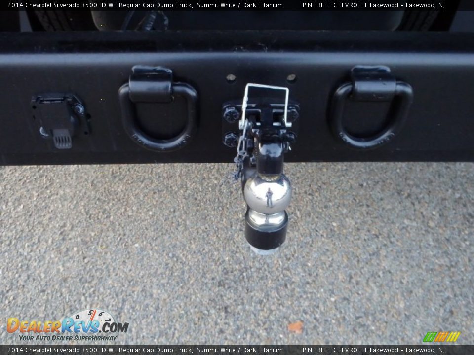 2014 Chevrolet Silverado 3500HD WT Regular Cab Dump Truck Summit White / Dark Titanium Photo #25
