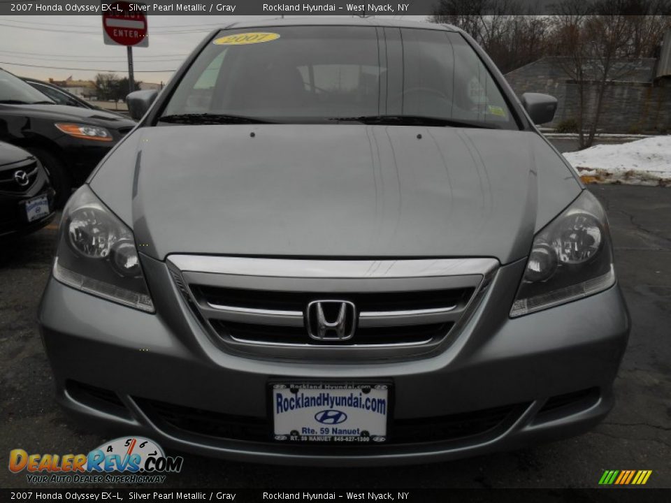 2007 Honda Odyssey EX-L Silver Pearl Metallic / Gray Photo #2