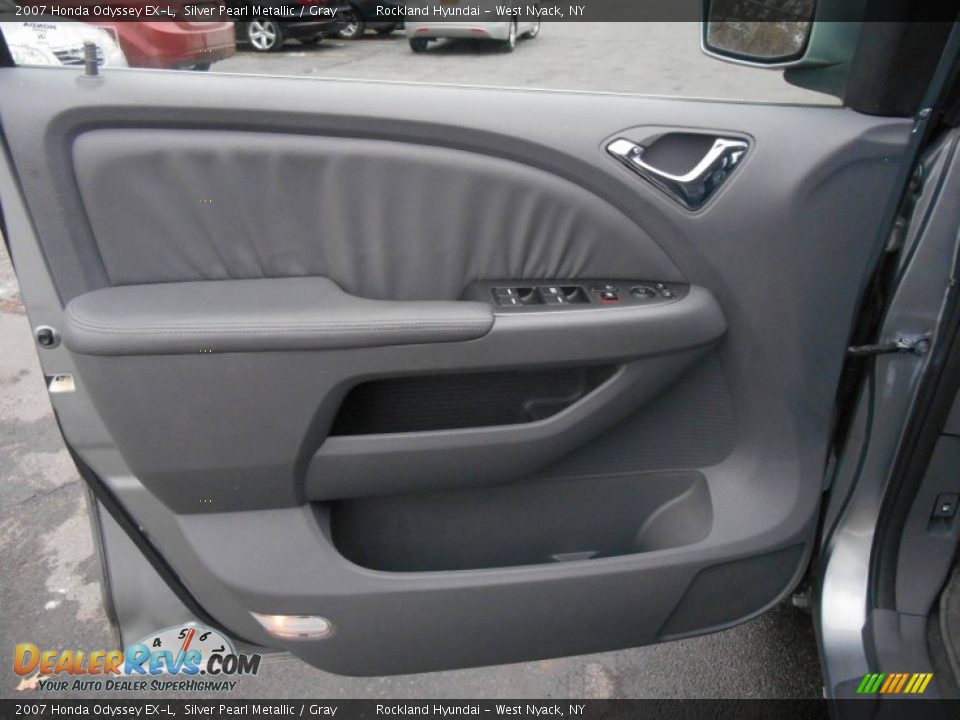 2007 Honda Odyssey EX-L Silver Pearl Metallic / Gray Photo #7