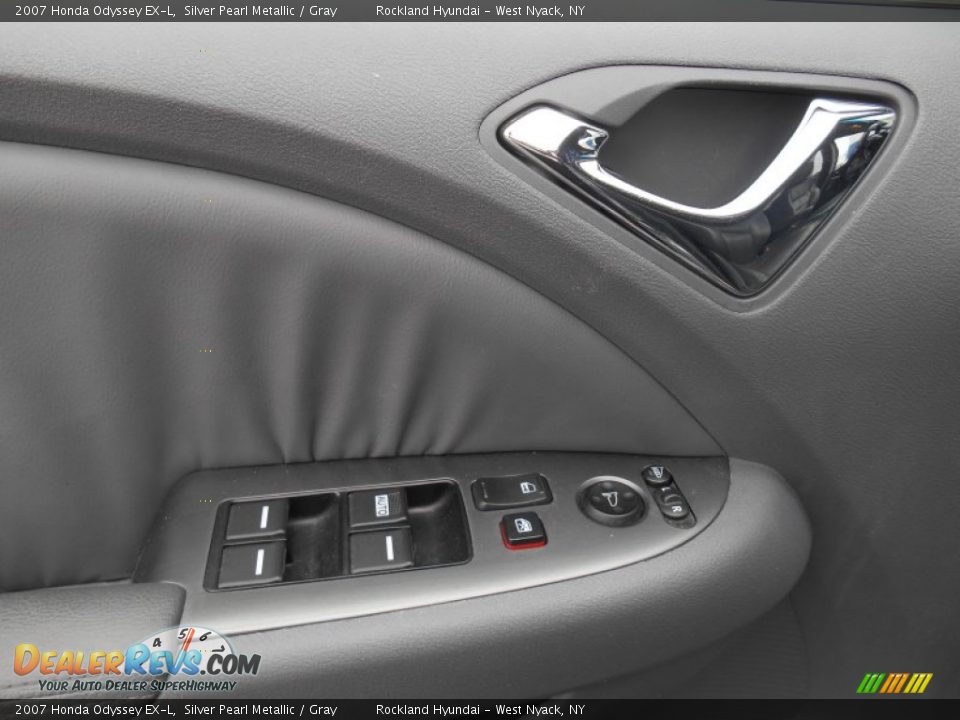 2007 Honda Odyssey EX-L Silver Pearl Metallic / Gray Photo #8