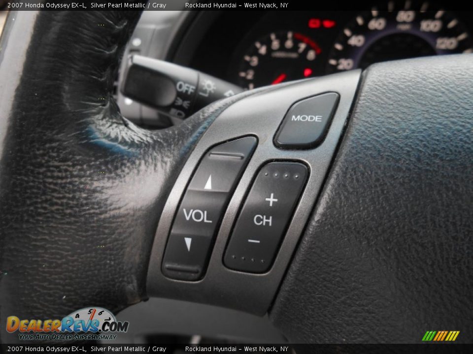 2007 Honda Odyssey EX-L Silver Pearl Metallic / Gray Photo #14