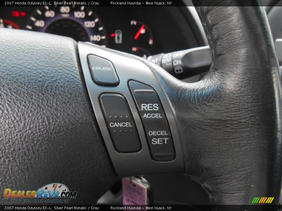 2007 Honda Odyssey EX-L Silver Pearl Metallic / Gray Photo #15