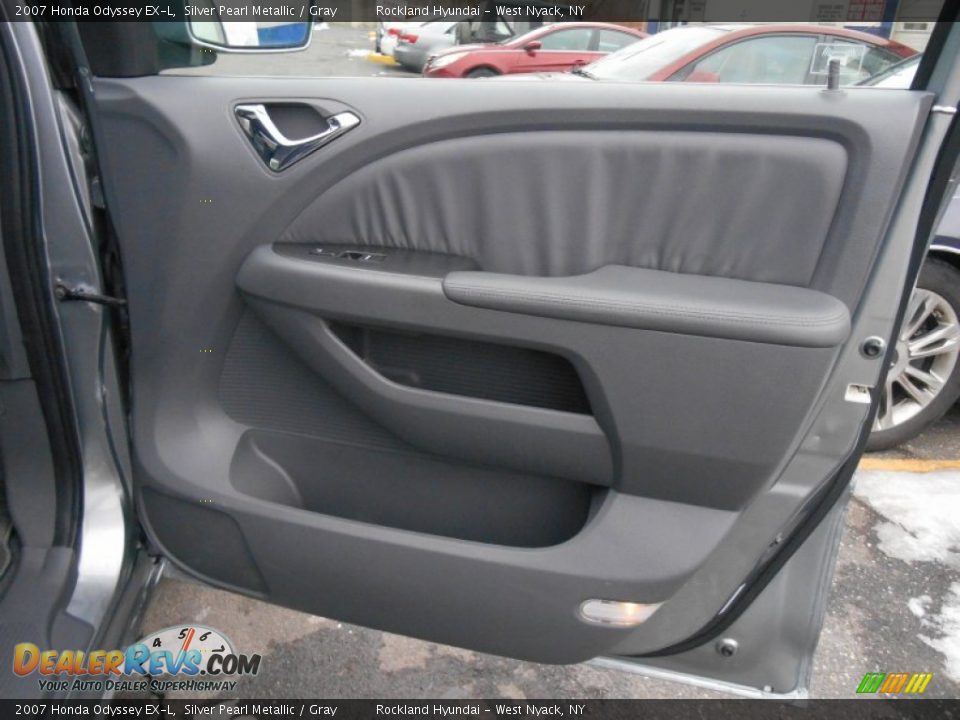 2007 Honda Odyssey EX-L Silver Pearl Metallic / Gray Photo #22