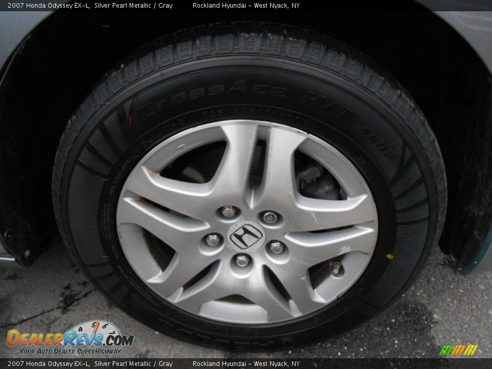 2007 Honda Odyssey EX-L Silver Pearl Metallic / Gray Photo #25