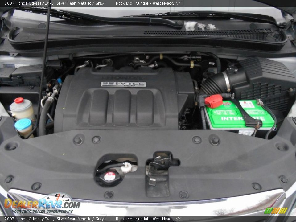 2007 Honda Odyssey EX-L Silver Pearl Metallic / Gray Photo #27