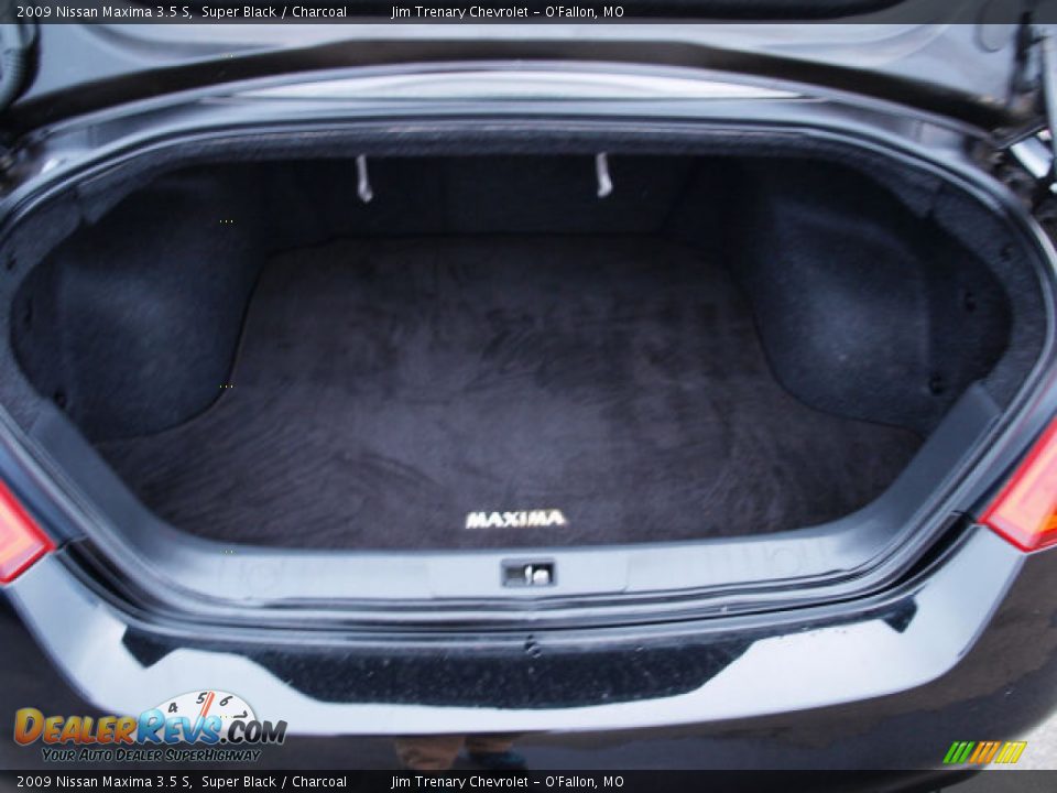 2009 Nissan Maxima 3.5 S Super Black / Charcoal Photo #5