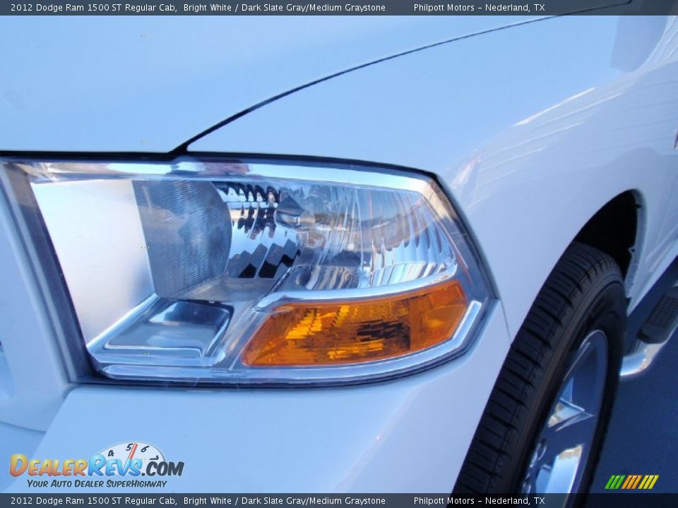 2012 Dodge Ram 1500 ST Regular Cab Bright White / Dark Slate Gray/Medium Graystone Photo #8