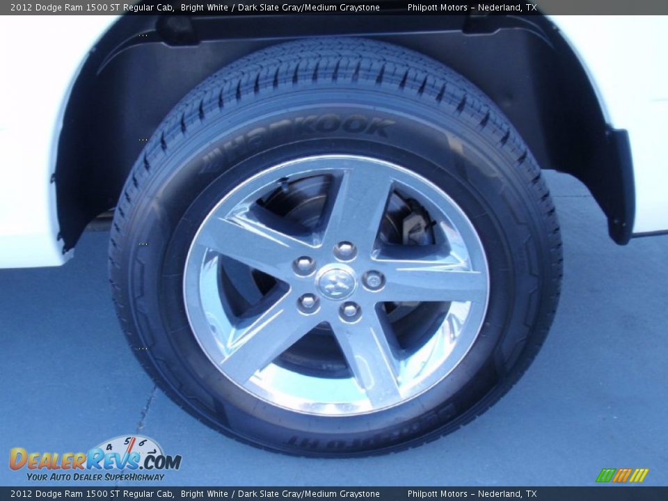 2012 Dodge Ram 1500 ST Regular Cab Bright White / Dark Slate Gray/Medium Graystone Photo #11