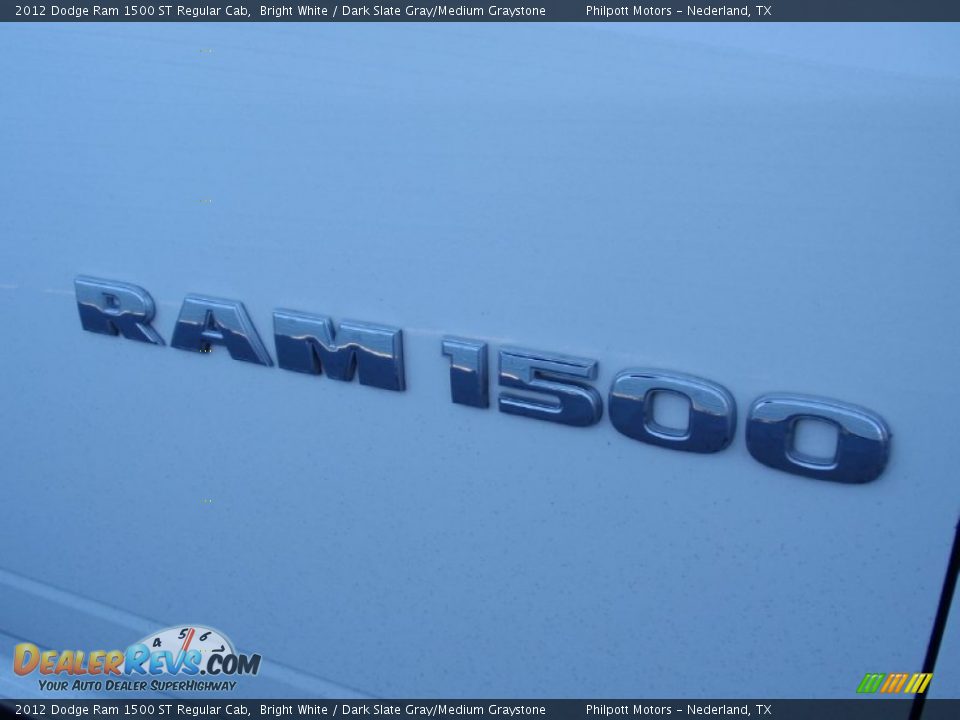 2012 Dodge Ram 1500 ST Regular Cab Bright White / Dark Slate Gray/Medium Graystone Photo #16