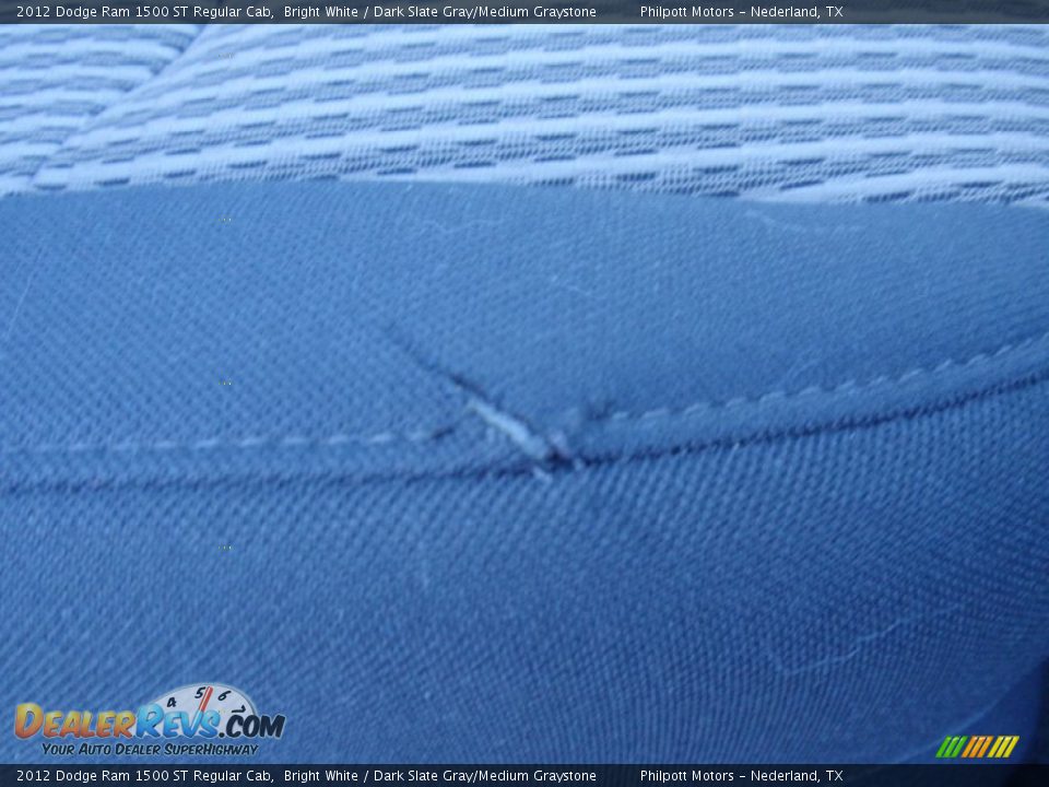 2012 Dodge Ram 1500 ST Regular Cab Bright White / Dark Slate Gray/Medium Graystone Photo #24