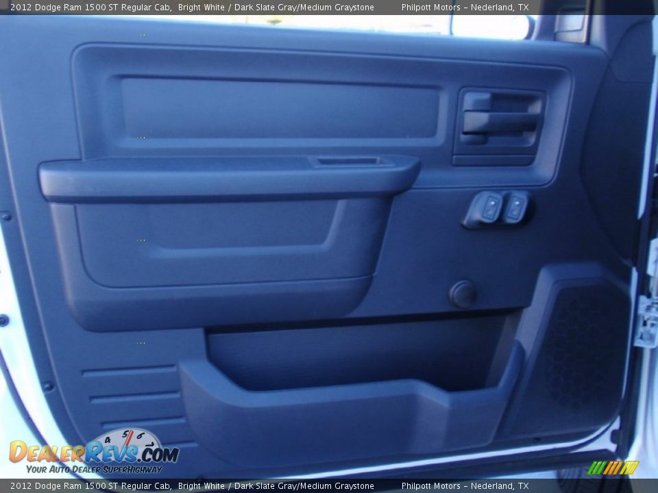 2012 Dodge Ram 1500 ST Regular Cab Bright White / Dark Slate Gray/Medium Graystone Photo #27