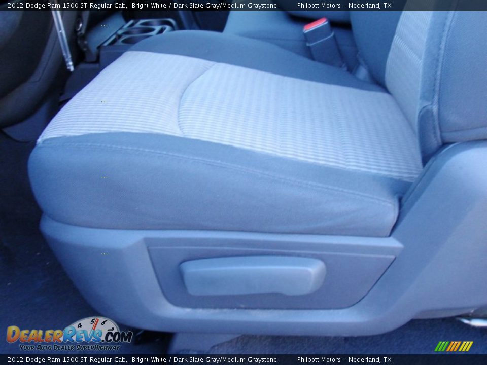2012 Dodge Ram 1500 ST Regular Cab Bright White / Dark Slate Gray/Medium Graystone Photo #30