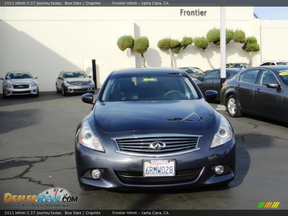 2011 Infiniti G 37 Journey Sedan Blue Slate / Graphite Photo #3