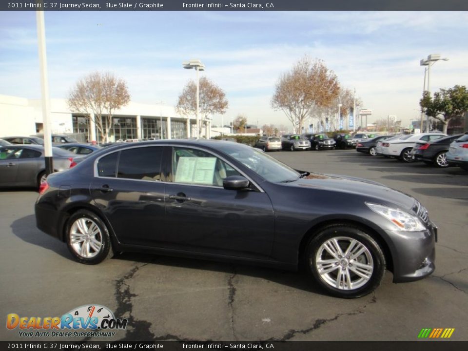 2011 Infiniti G 37 Journey Sedan Blue Slate / Graphite Photo #5