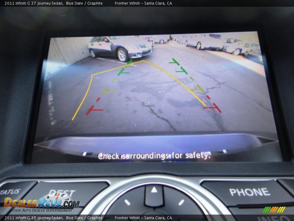 2011 Infiniti G 37 Journey Sedan Blue Slate / Graphite Photo #11