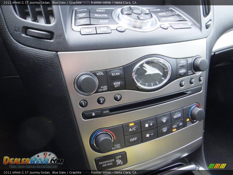 2011 Infiniti G 37 Journey Sedan Blue Slate / Graphite Photo #12