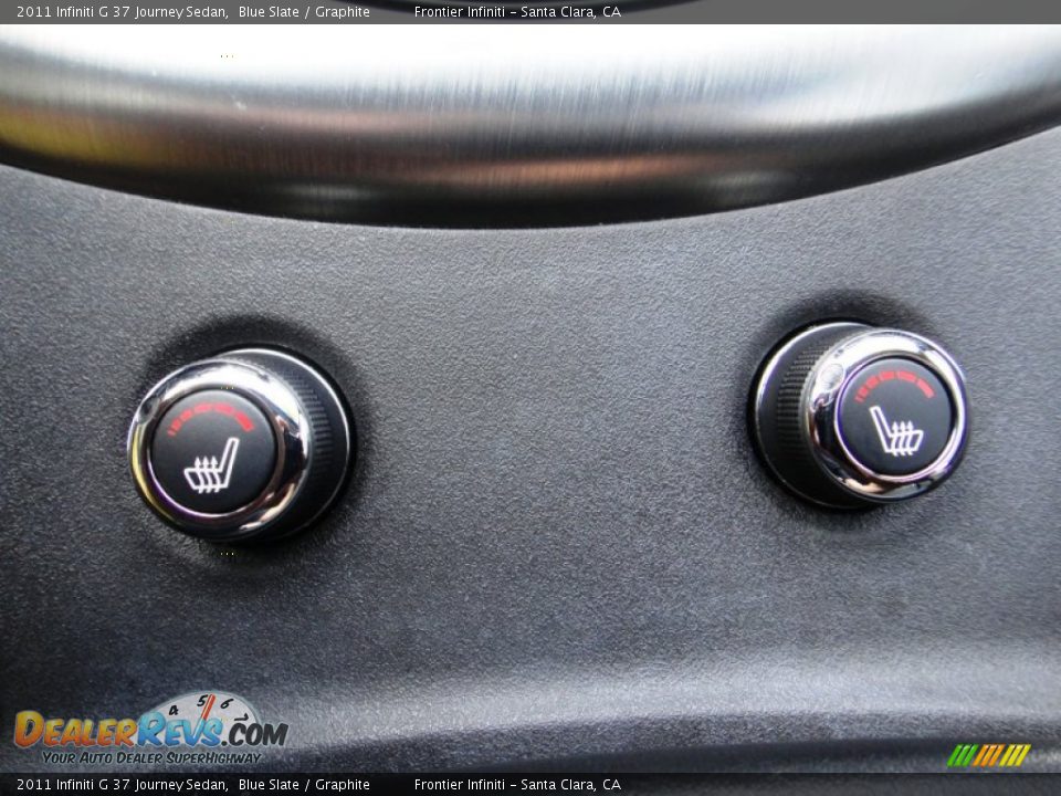 2011 Infiniti G 37 Journey Sedan Blue Slate / Graphite Photo #13
