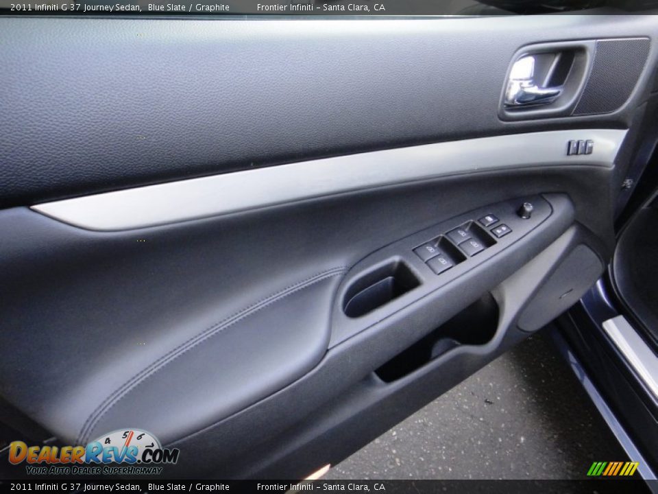 2011 Infiniti G 37 Journey Sedan Blue Slate / Graphite Photo #18