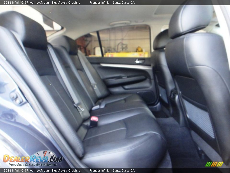 2011 Infiniti G 37 Journey Sedan Blue Slate / Graphite Photo #24