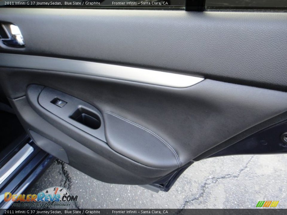 2011 Infiniti G 37 Journey Sedan Blue Slate / Graphite Photo #25