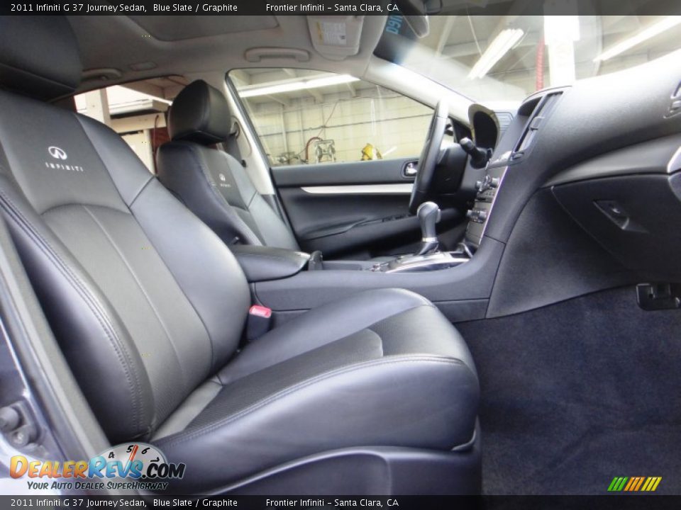 2011 Infiniti G 37 Journey Sedan Blue Slate / Graphite Photo #27