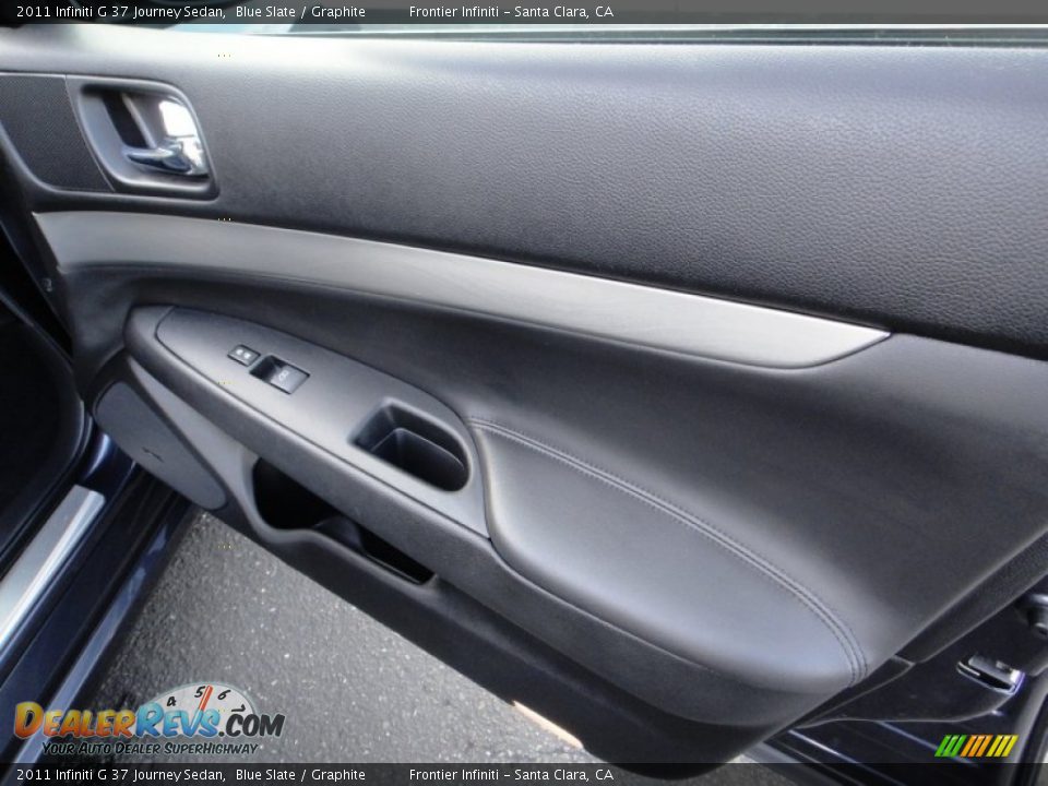 2011 Infiniti G 37 Journey Sedan Blue Slate / Graphite Photo #28