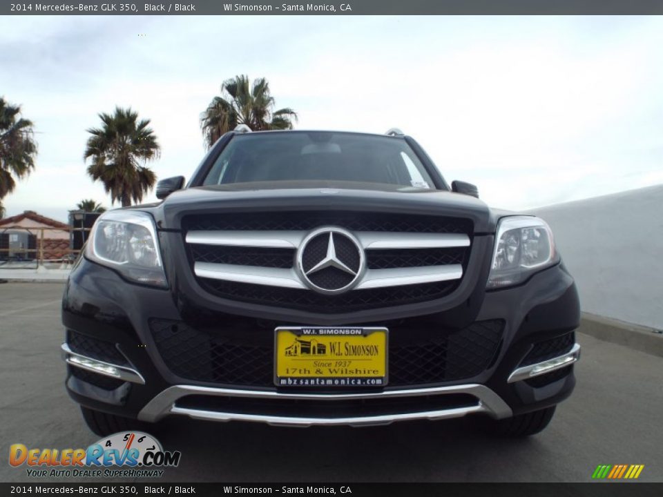 2014 Mercedes-Benz GLK 350 Black / Black Photo #2