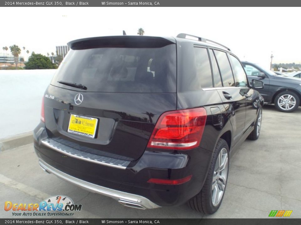 2014 Mercedes-Benz GLK 350 Black / Black Photo #4