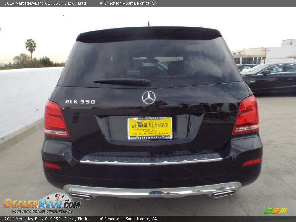 2014 Mercedes-Benz GLK 350 Black / Black Photo #5