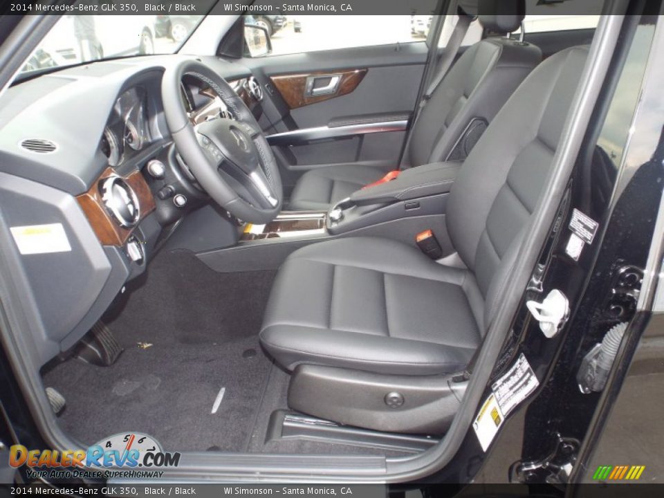 2014 Mercedes-Benz GLK 350 Black / Black Photo #7