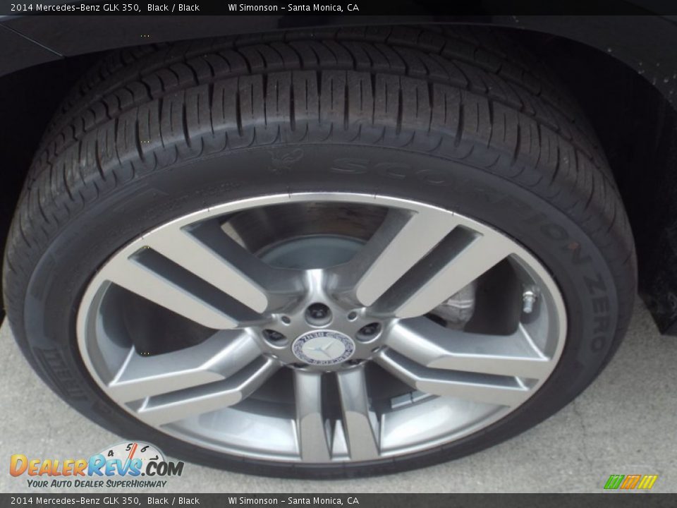 2014 Mercedes-Benz GLK 350 Black / Black Photo #10