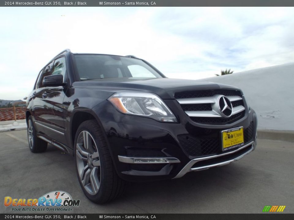 2014 Mercedes-Benz GLK 350 Black / Black Photo #11