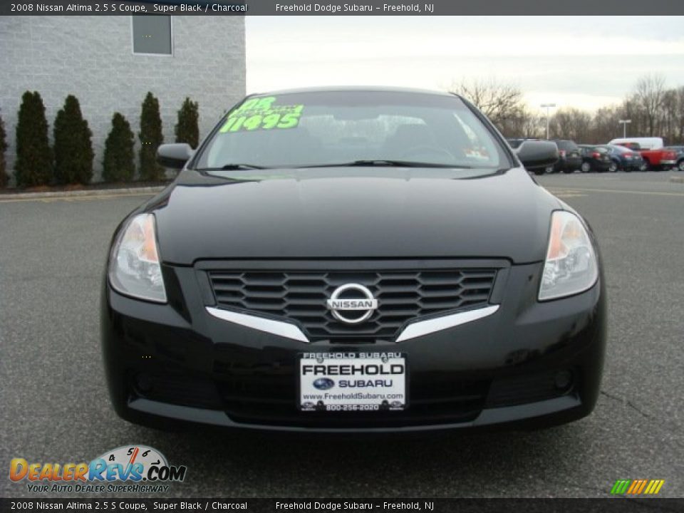 2008 Nissan Altima 2.5 S Coupe Super Black / Charcoal Photo #2