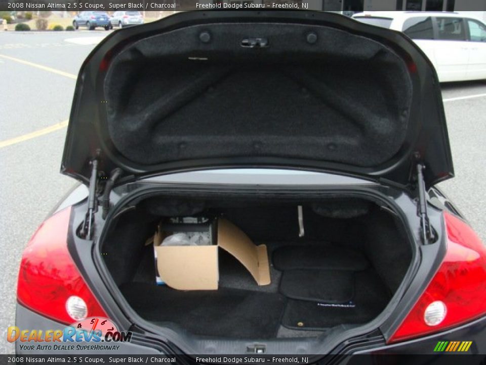 2008 Nissan Altima 2.5 S Coupe Super Black / Charcoal Photo #6