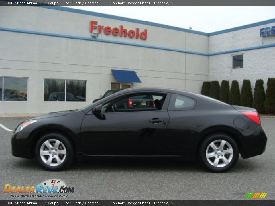 2008 Nissan Altima 2.5 S Coupe Super Black / Charcoal Photo #8