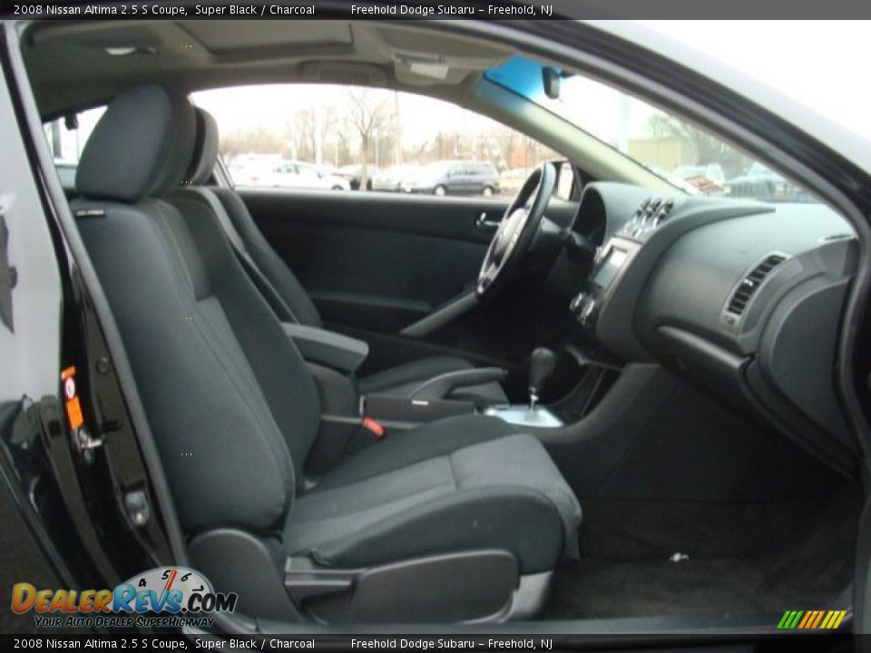 2008 Nissan Altima 2.5 S Coupe Super Black / Charcoal Photo #15