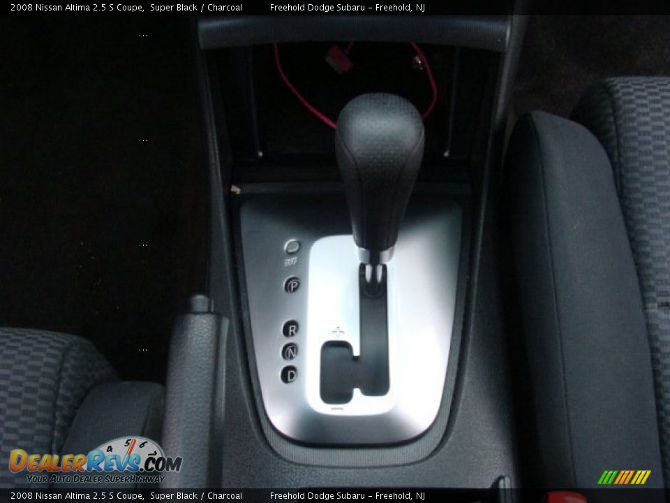 2008 Nissan Altima 2.5 S Coupe Super Black / Charcoal Photo #23