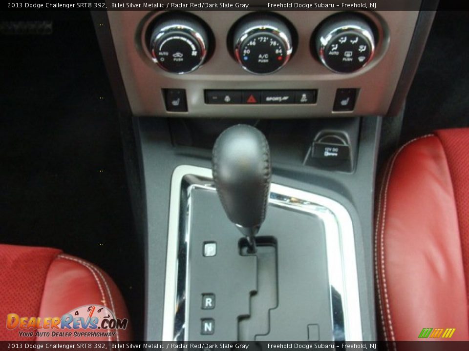 2013 Dodge Challenger SRT8 392 Billet Silver Metallic / Radar Red/Dark Slate Gray Photo #23