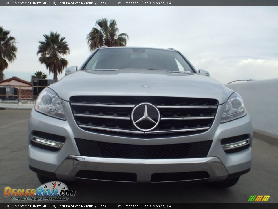 2014 Mercedes-Benz ML 350 Iridium Silver Metallic / Black Photo #2